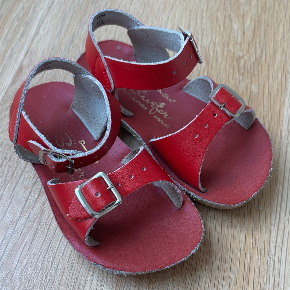 Salt Water Sandals by Hoy Red Kids Sandals